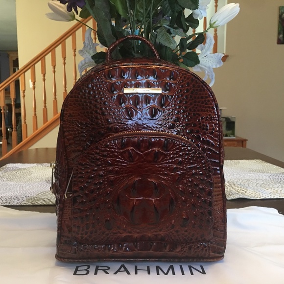 Brahmin Handbags - Brahmin Pecan Rich Brown Mini Darhmouth Backpack